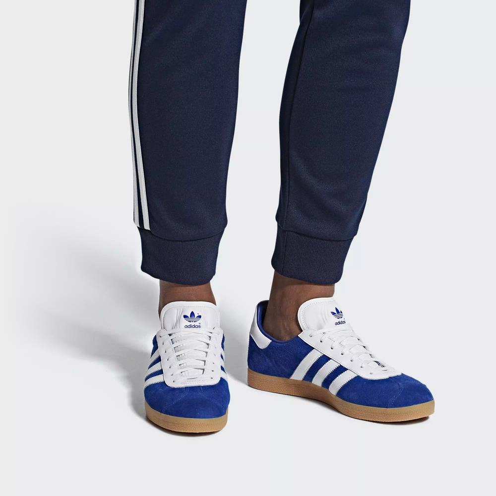Adidas Gazelle Tenis Azules Para Hombre (MX-11480)